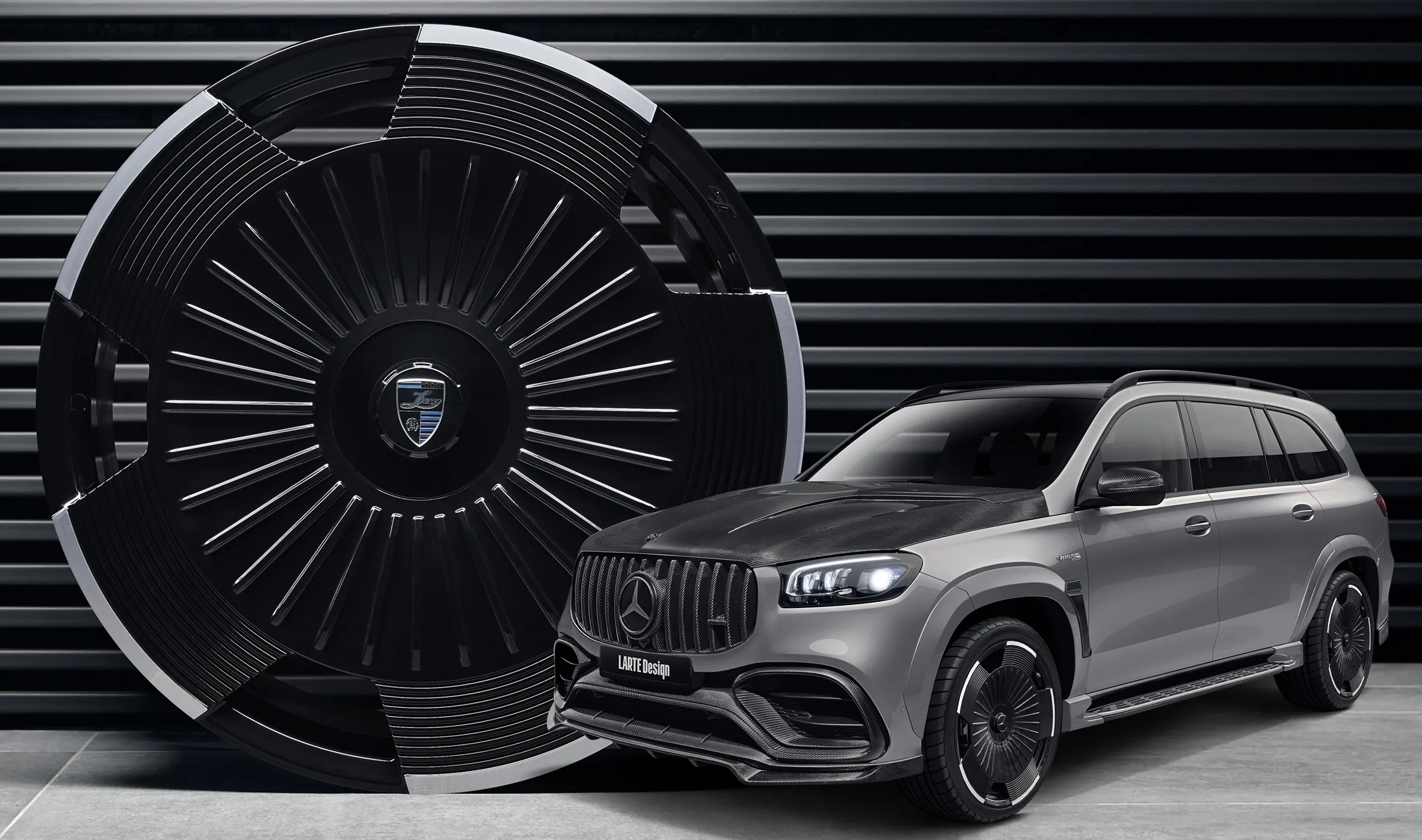 Forged wheels for your Mercedes GLS AMG 63 X167 Facelift in a conversion kit from LARTE Design