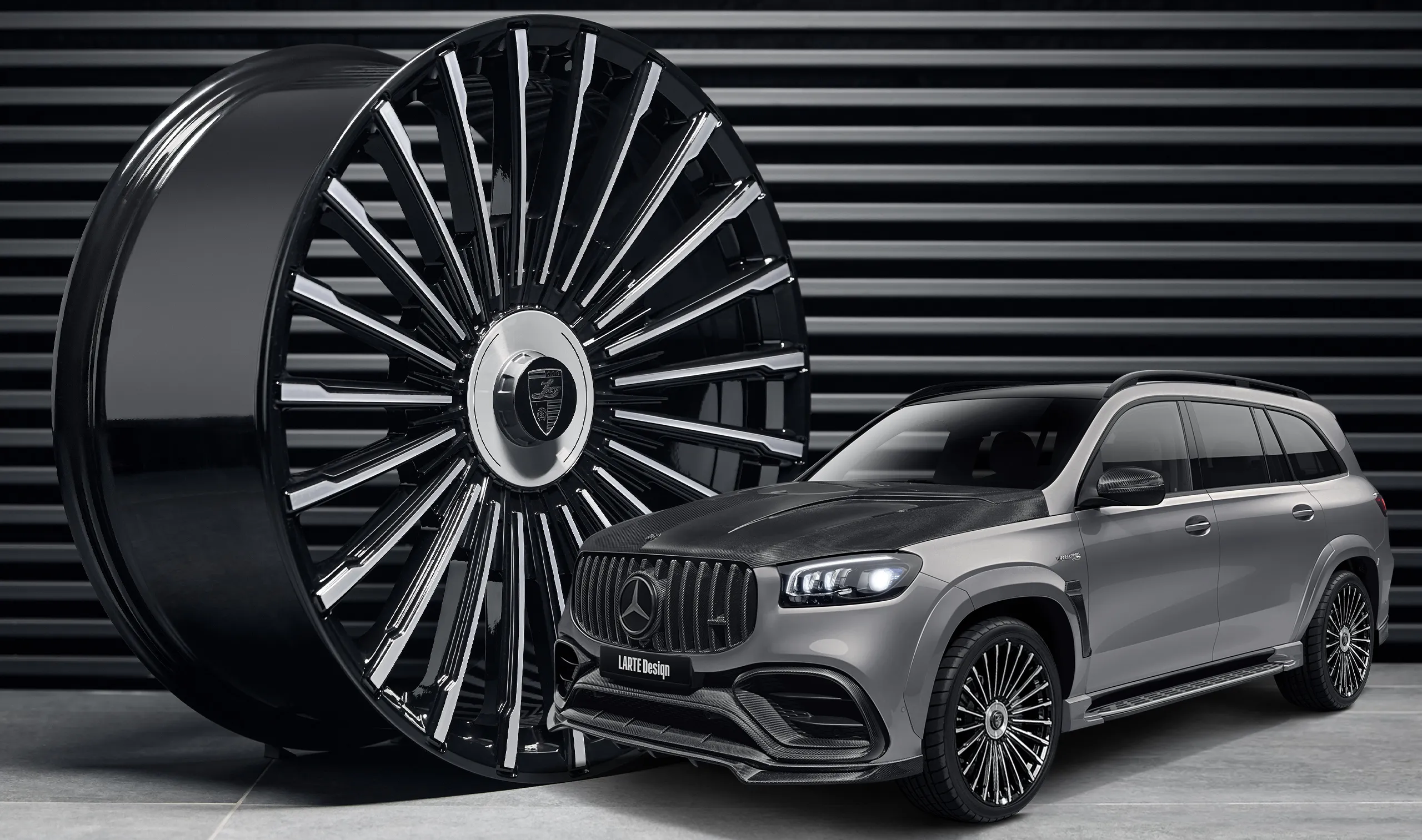 Forged wheels for your Mercedes GLS AMG 63 X167 Facelift in the appearance package by LARTE Design