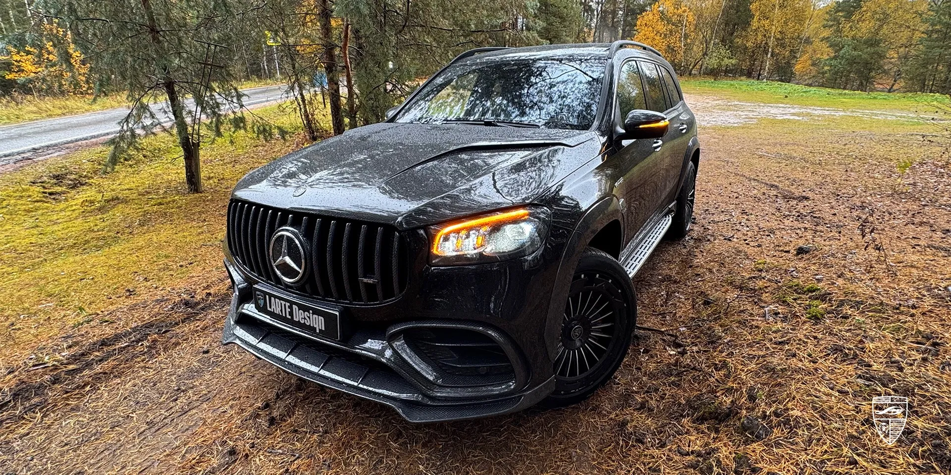 Mercedes GLS X167 facelift in black — WINNER body kit and pinnacle of automotive luxury
