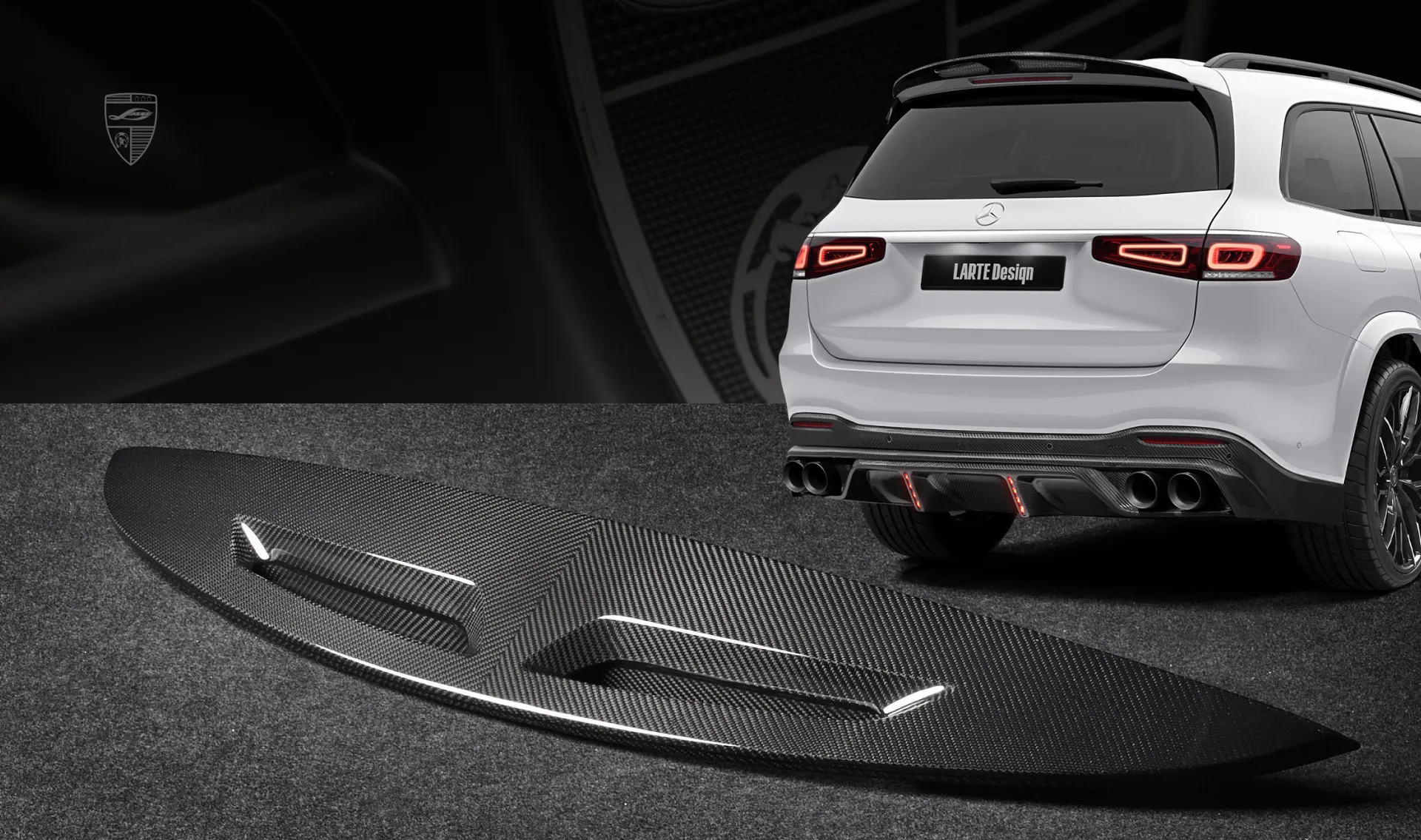 Dachspoiler Upgrade für den Luxuswagen Mercedes GLS X167 Dachspoiler Upgrade für den Luxuswagen Mercedes GLS X167 von LARTE Design