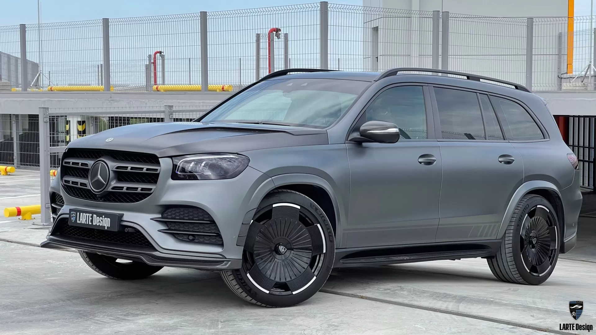 Custom forged rims for Mercedes GLS X167 by LARTE Design