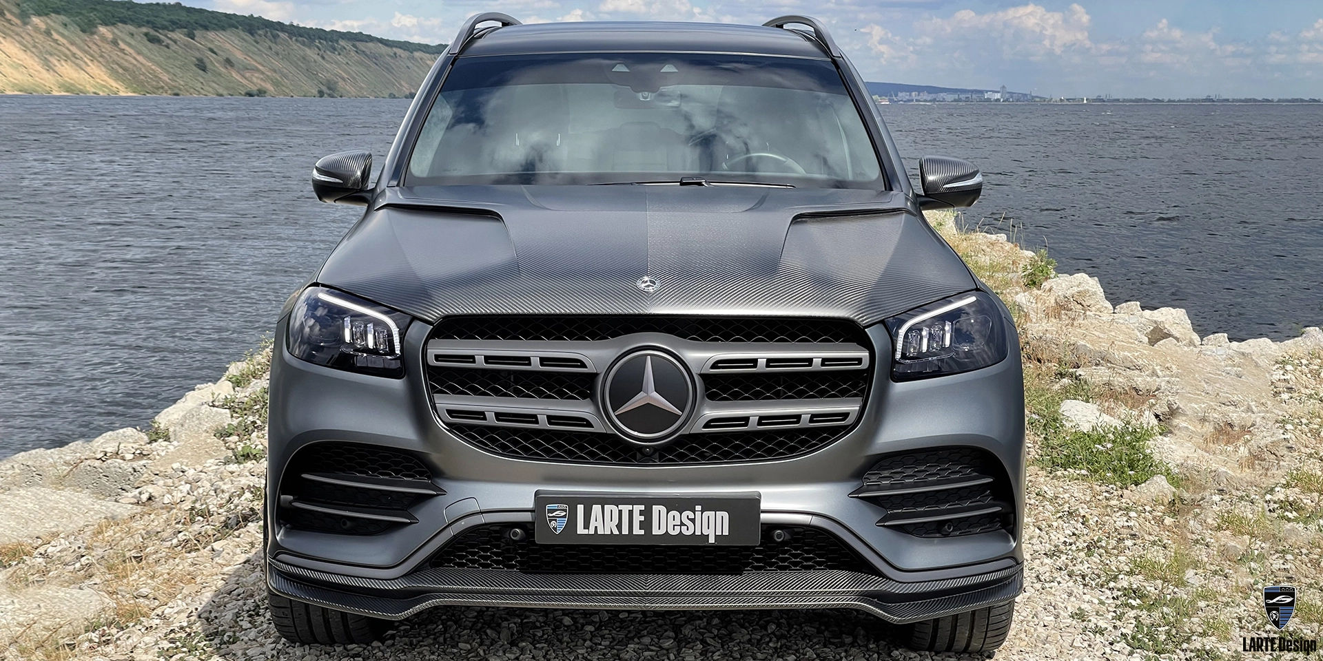 Buy Custom carbon fiber body kit for Mercedes-Benz GLS 450 4MATIC Sport Х167 Selenite Grey Metallic