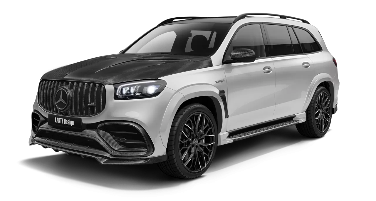 Mercedes GLS AMG 63 X167 front look for Premium body kit option