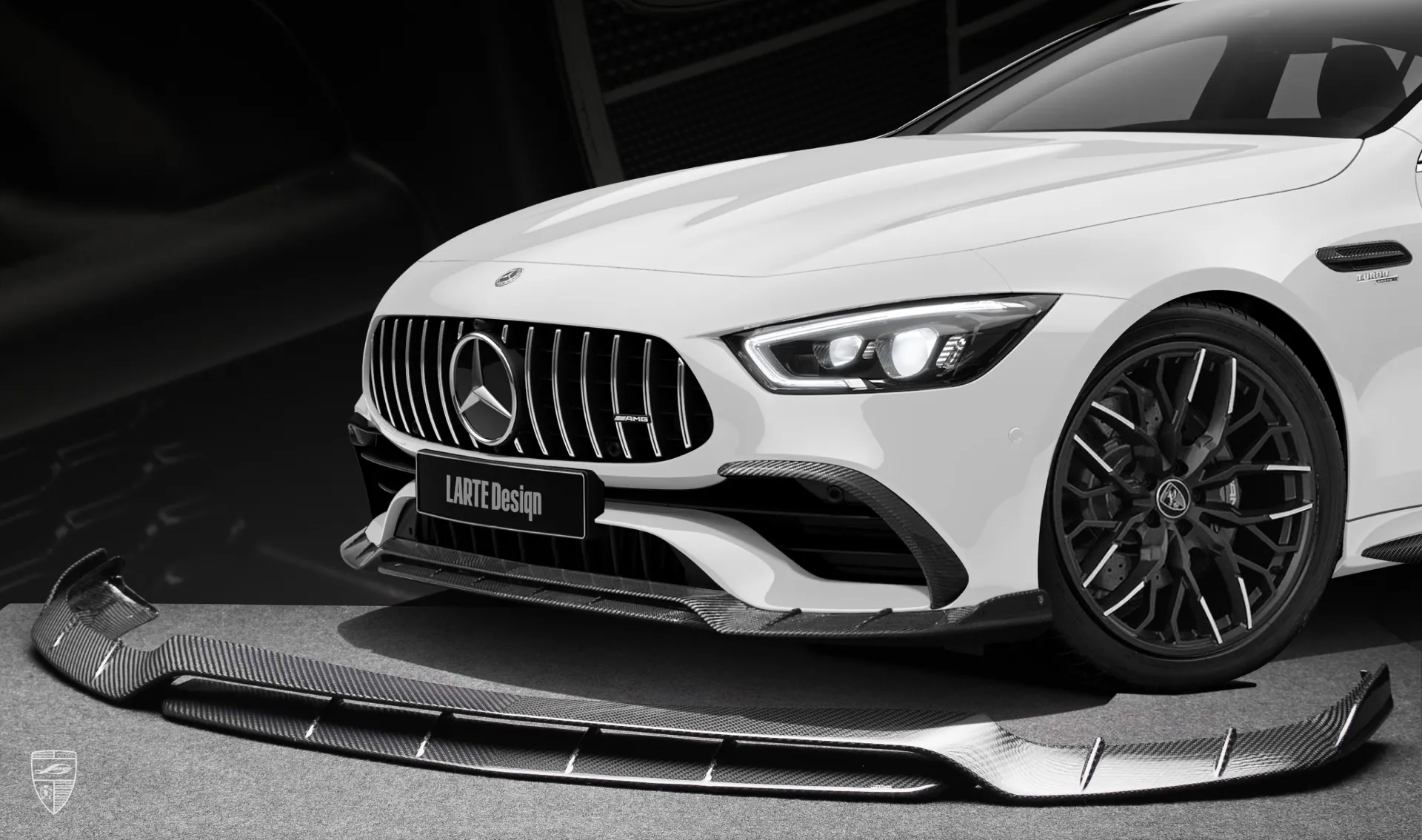 Carbonfaser-Frontstoßstangenüberzug mit Splitter Upgrade für Ihren SUV AMG GT43 X290 Carbonfaser-Frontstoßstangenüberzug mit Splitter Upgrade für Ihren SUV AMG GT43 X290 von LARTE Design
