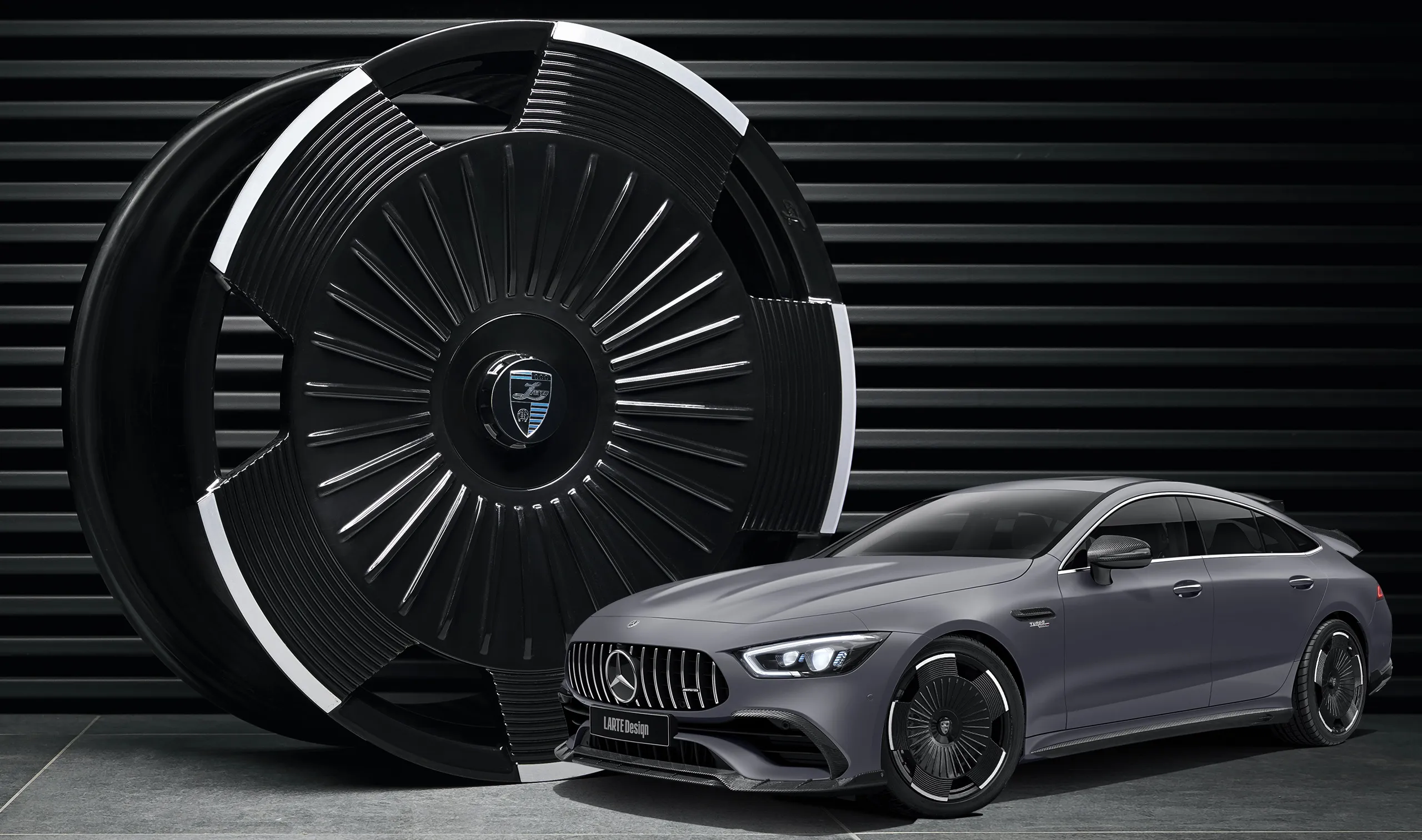 Forged wheels for your Mercedes AMG GT43 X290 in a conversion kit from LARTE Design