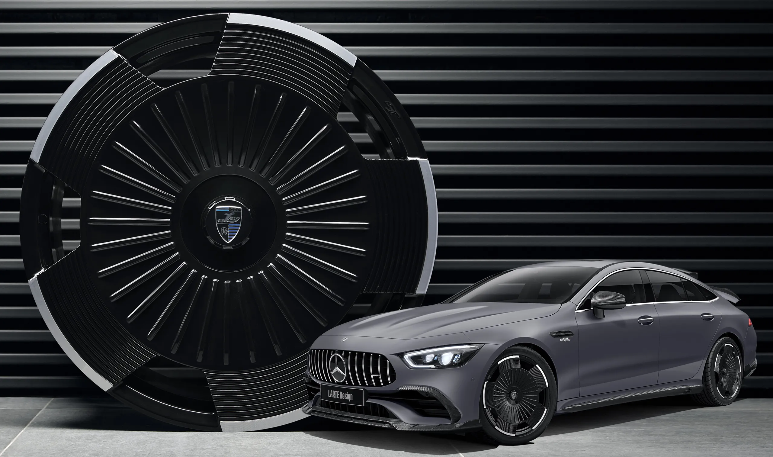 Forged rims for your Mercedes AMG GT43 X290 in a conversion kit from LARTE Design