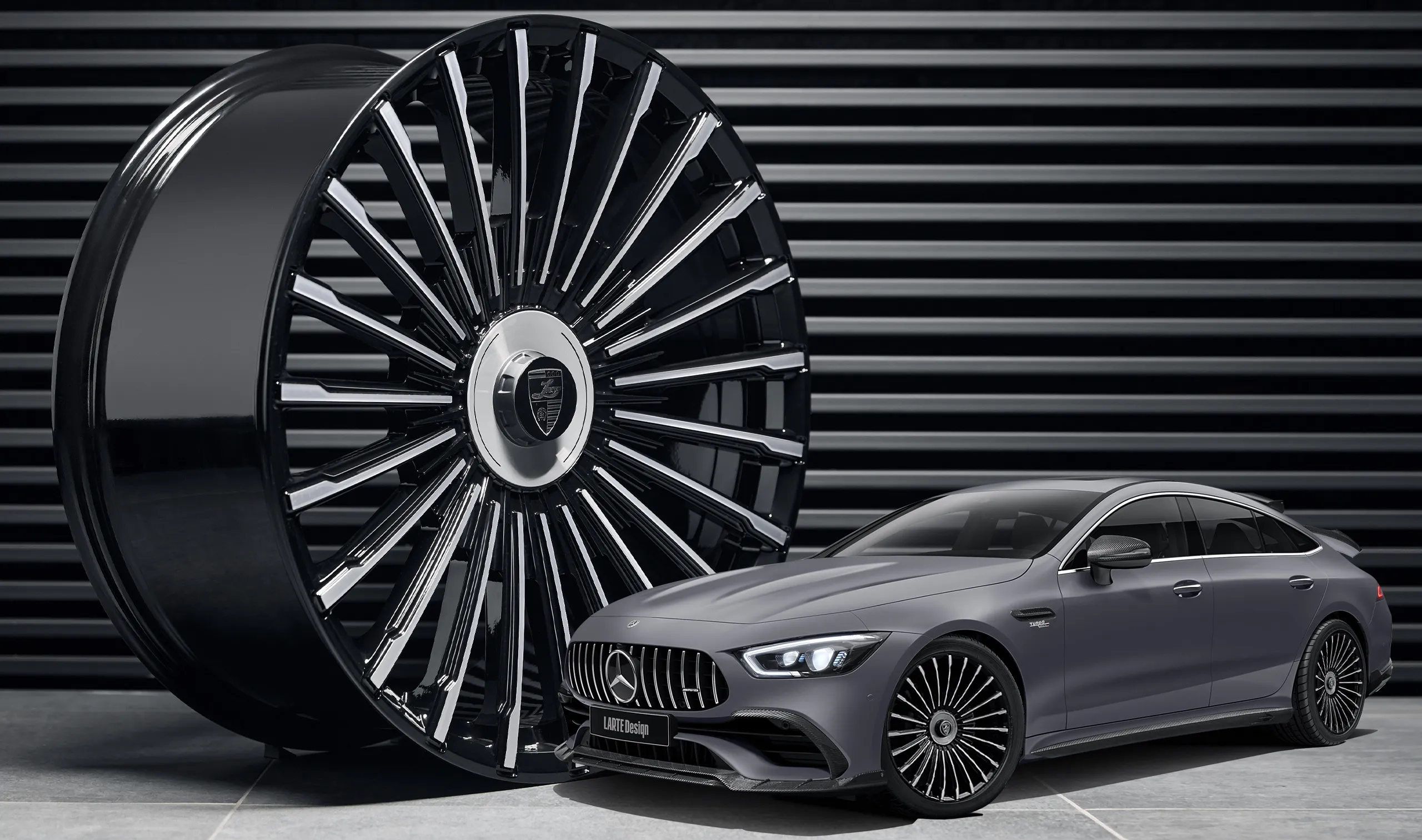 Forged rims for your Mercedes AMG GT43 X290 in the appearance package by LARTE Design