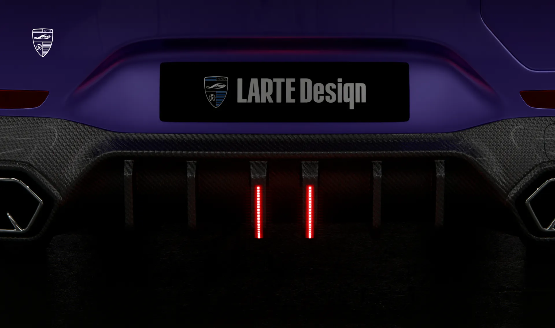 Custom brake lights for your Mercedes GT AMG 63s X290 Facelift in the appearance package by LARTE Design