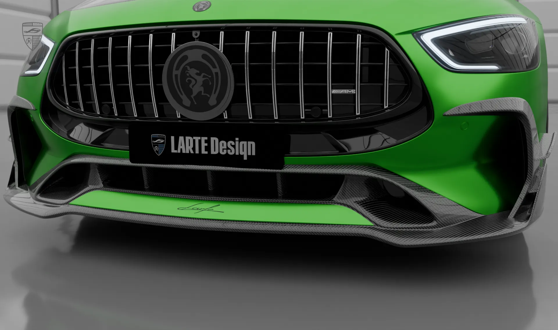Front splitter for your Mercedes GT AMG 63s X290 Facelift in the appearance package by LARTE Design