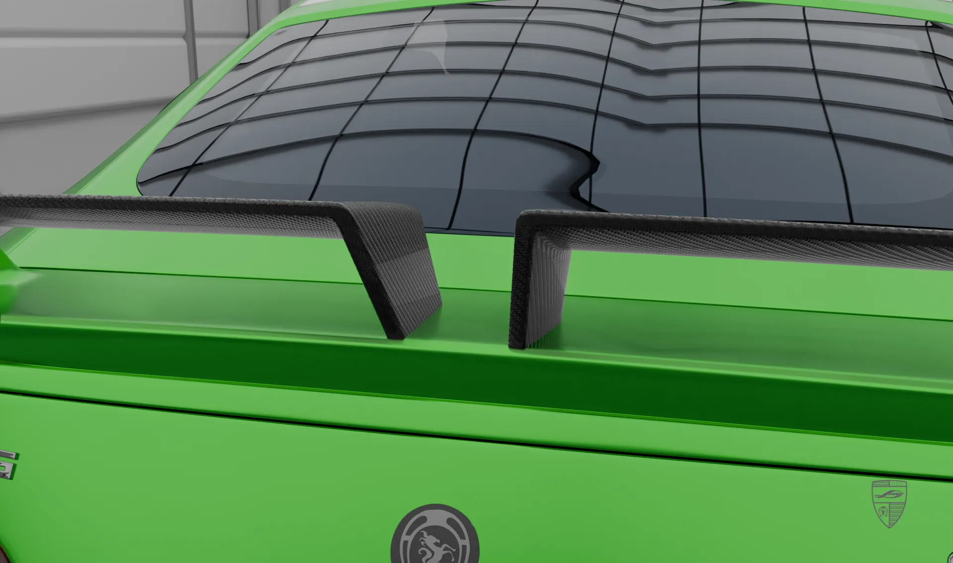 Carbon spoiler upgrade for your SUV Mercedes GT AMG 63s X290 Facelift from LARTE Design