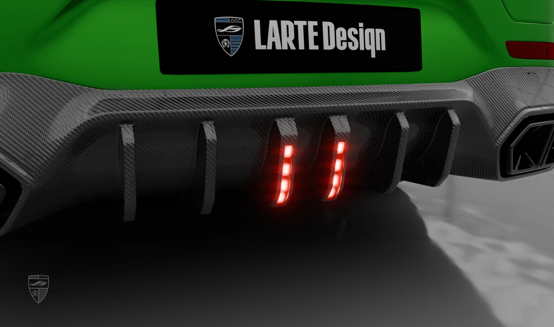Custom brake lights for your Mercedes GT AMG 63s X290 Facelift in the appearance package by LARTE Design