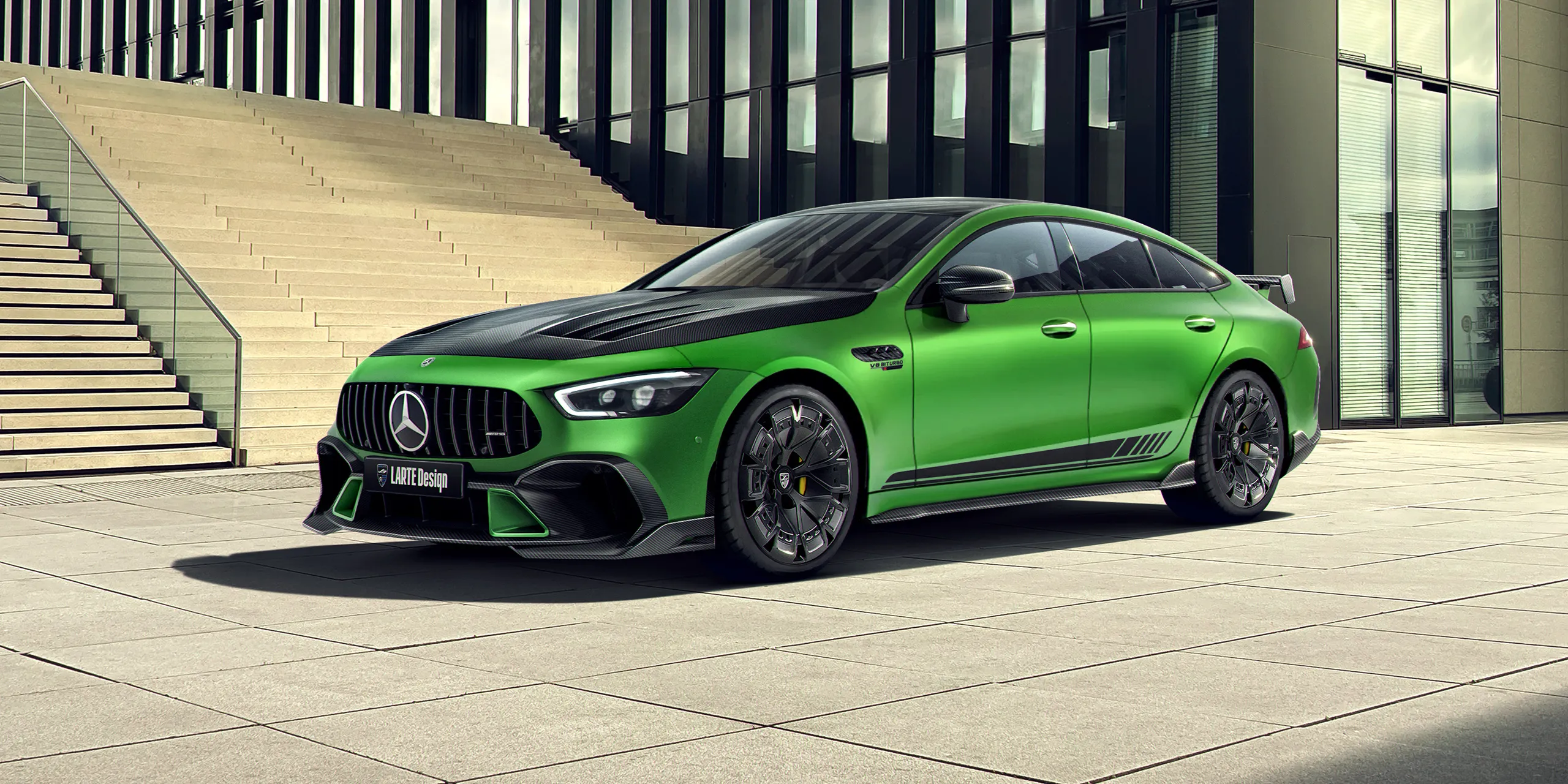 Luxury car facelift for Mercedes AMG GT 63 – bold and aggressive design