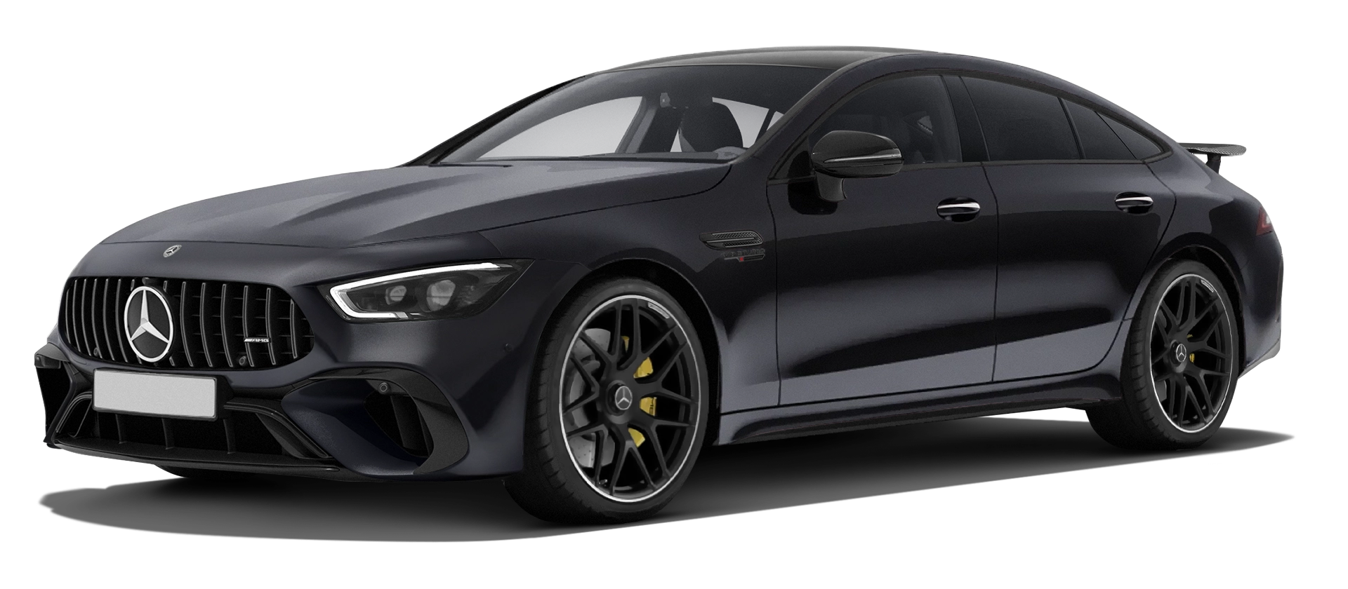 MERCEDES GT 63 X290 2019 - 2024 serienmäßige Frontansicht in Obsidian Black Farbe