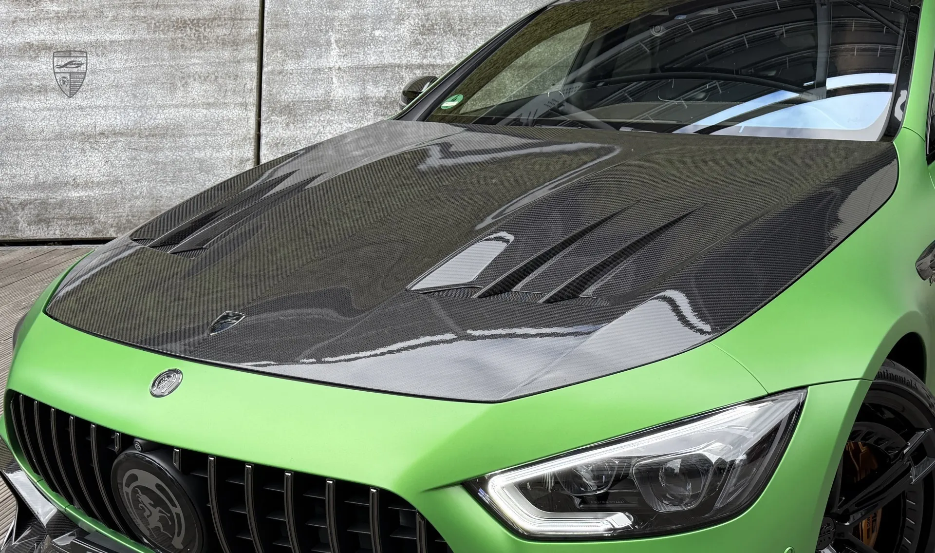 Carbon-Motorhaube für Ihren Mercedes GT 63s AMG im Erscheinungspaket von LARTE Design