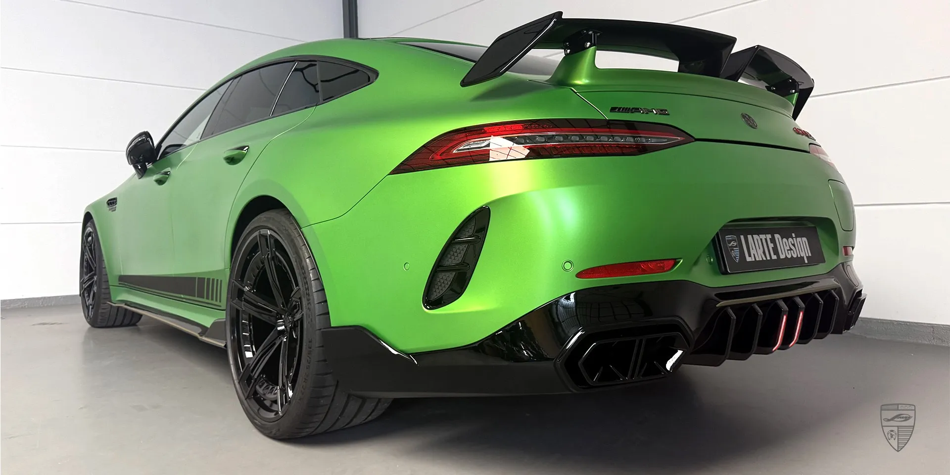 2026 Mercedes AMG GT 63s X290 Green Hell Facelift mit individuellem Upgrade und aggressivem Stil