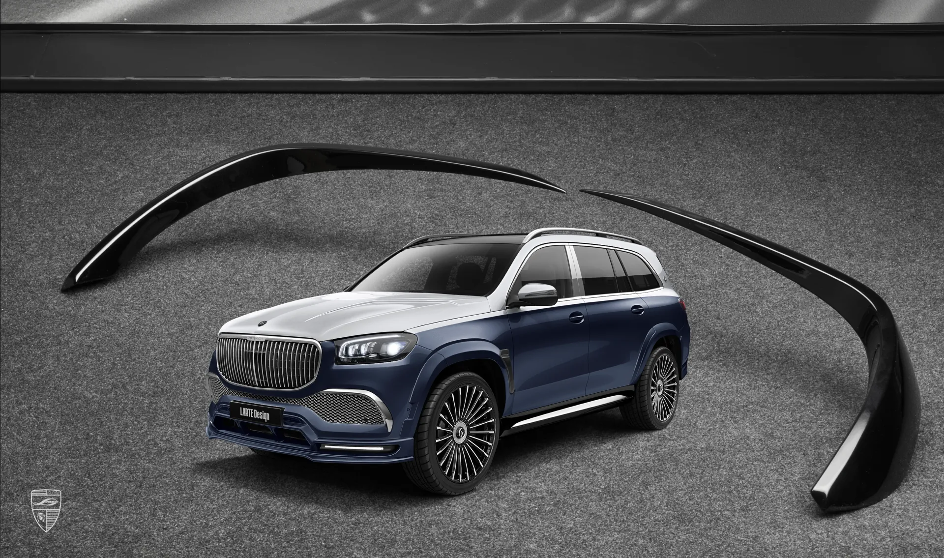 Frontstoßstangen-Einsatz Upgrade für das Familienauto Mercedes Maybach GLS 600 X167 Frontstoßstangen-Einsatz Upgrade für das Familienauto Mercedes Maybach GLS 600 X167 von LARTE Design