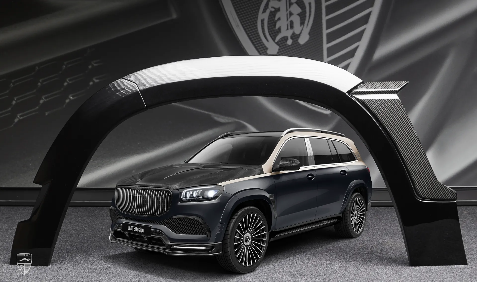 Kotflügelverbreiterungen vorne Upgrade für den Luxuswagen Mercedes Maybach GLS 600 X167 Kotflügelverbreiterungen vorne Upgrade für den Luxuswagen Maybach GLS 600 X167 von LARTE Design