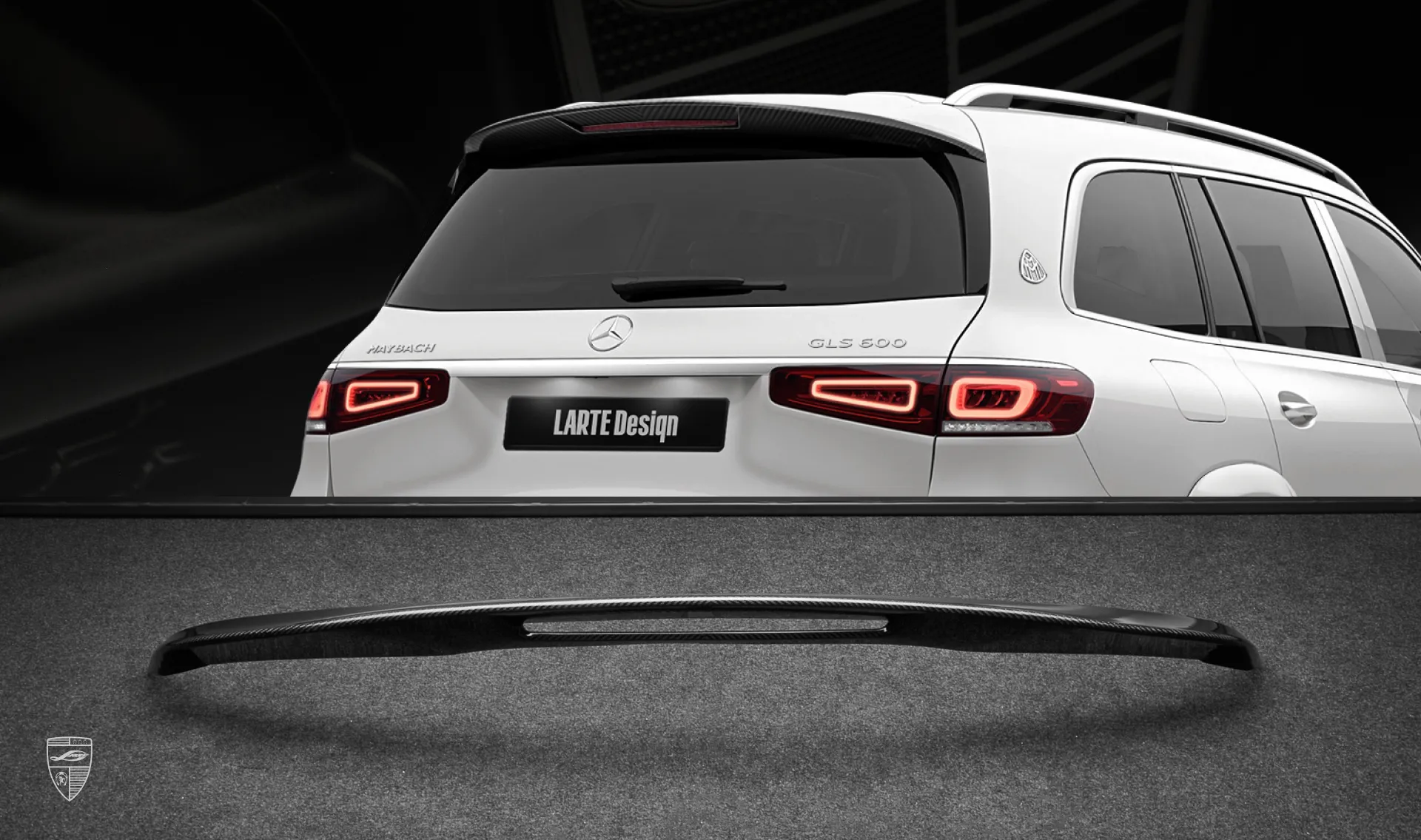 Dachspoiler Upgrade für den Luxuswagen Mercedes Maybach GLS 600 X167 Dachspoiler Upgrade für den Luxuswagen Mercedes Maybach GLS 600 X167 von LARTE Design
