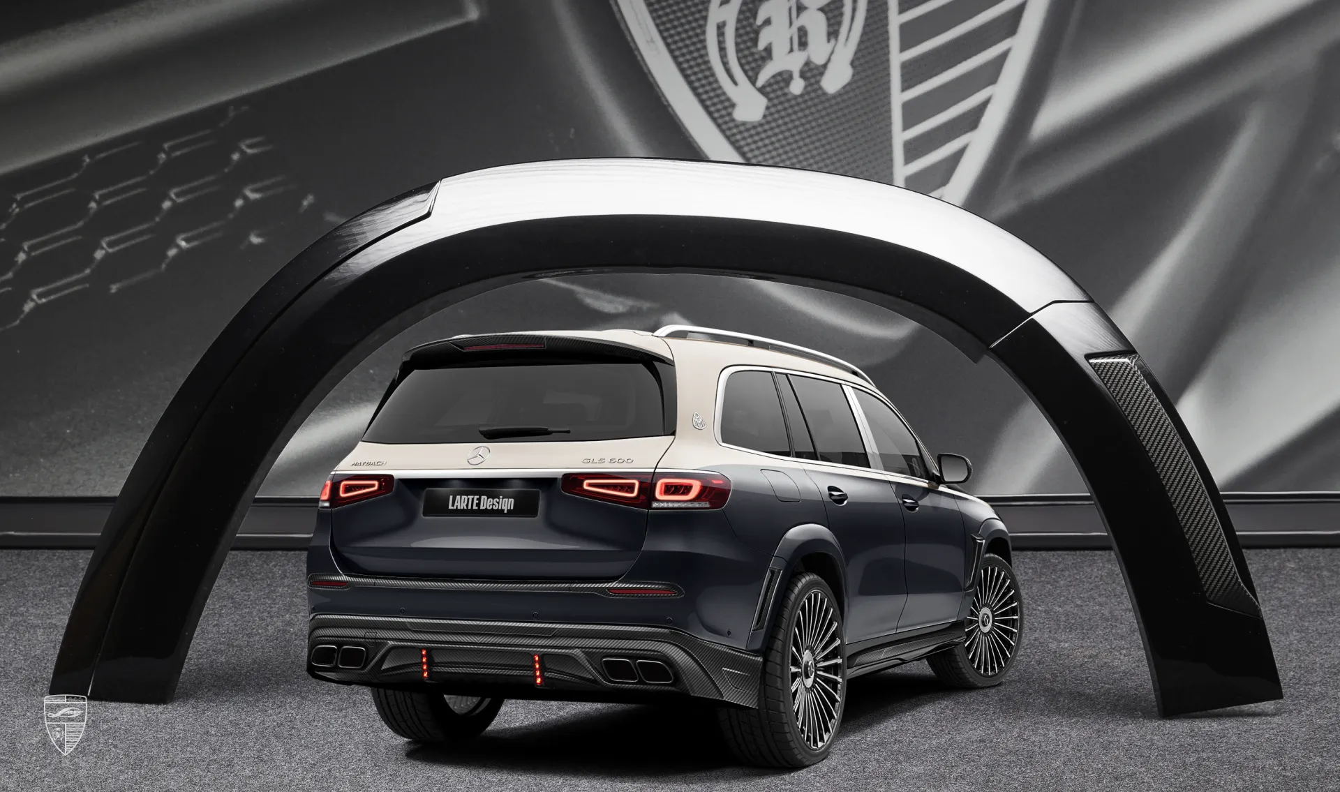 Kotflügelverbreiterungen hinten Upgrade für den Luxuswagen Mercedes Maybach GLS 600 X167 Kotflügelverbreiterungen hinten Upgrade für den Luxuswagen Maybach GLS 600 X167 von LARTE Design