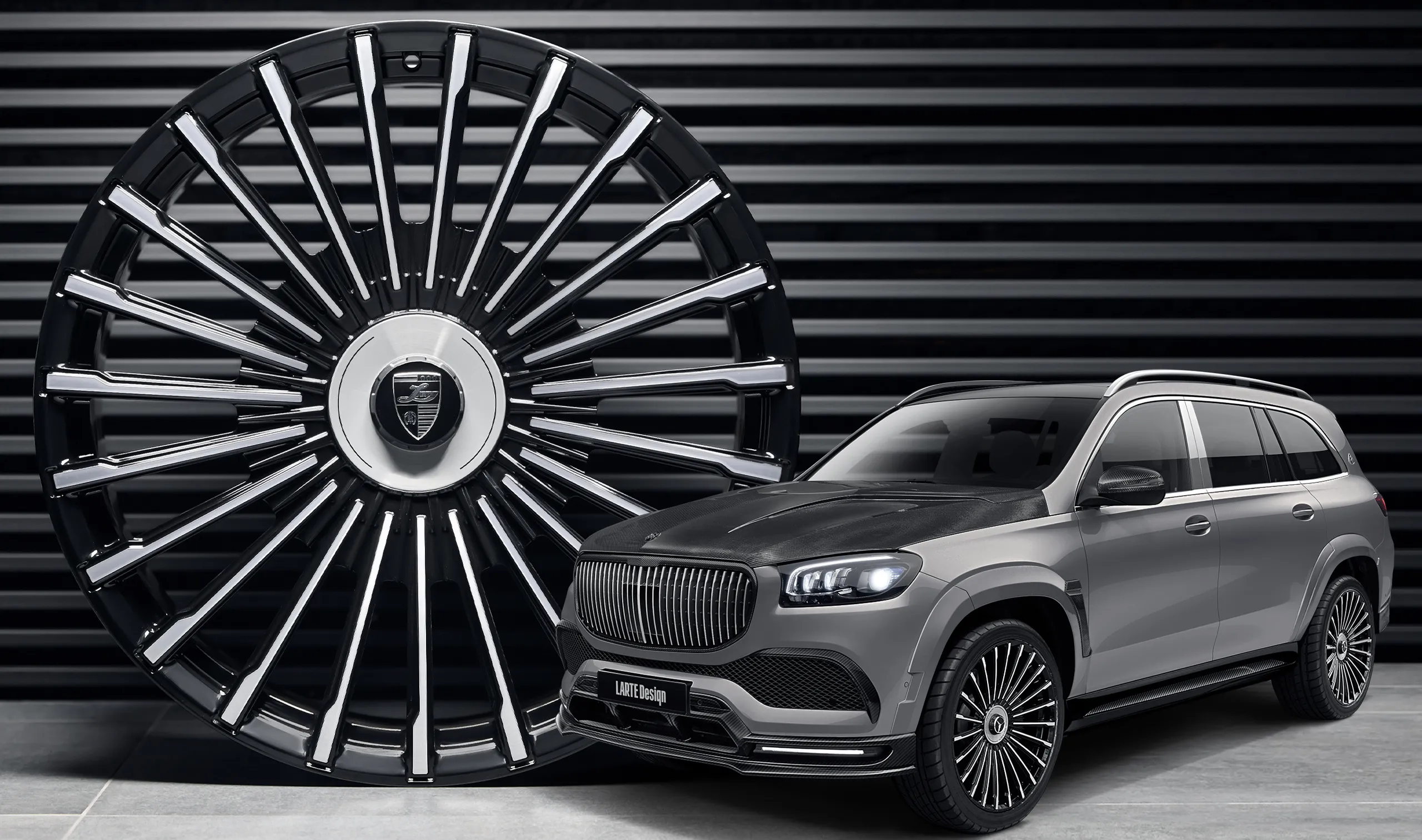 Räder Upgrade für den Luxuswagen Mercedes Maybach GLS 600 X167 Räder Upgrade für den Luxuswagen Mercedes Maybach GLS 600 X167 von LARTE Design
