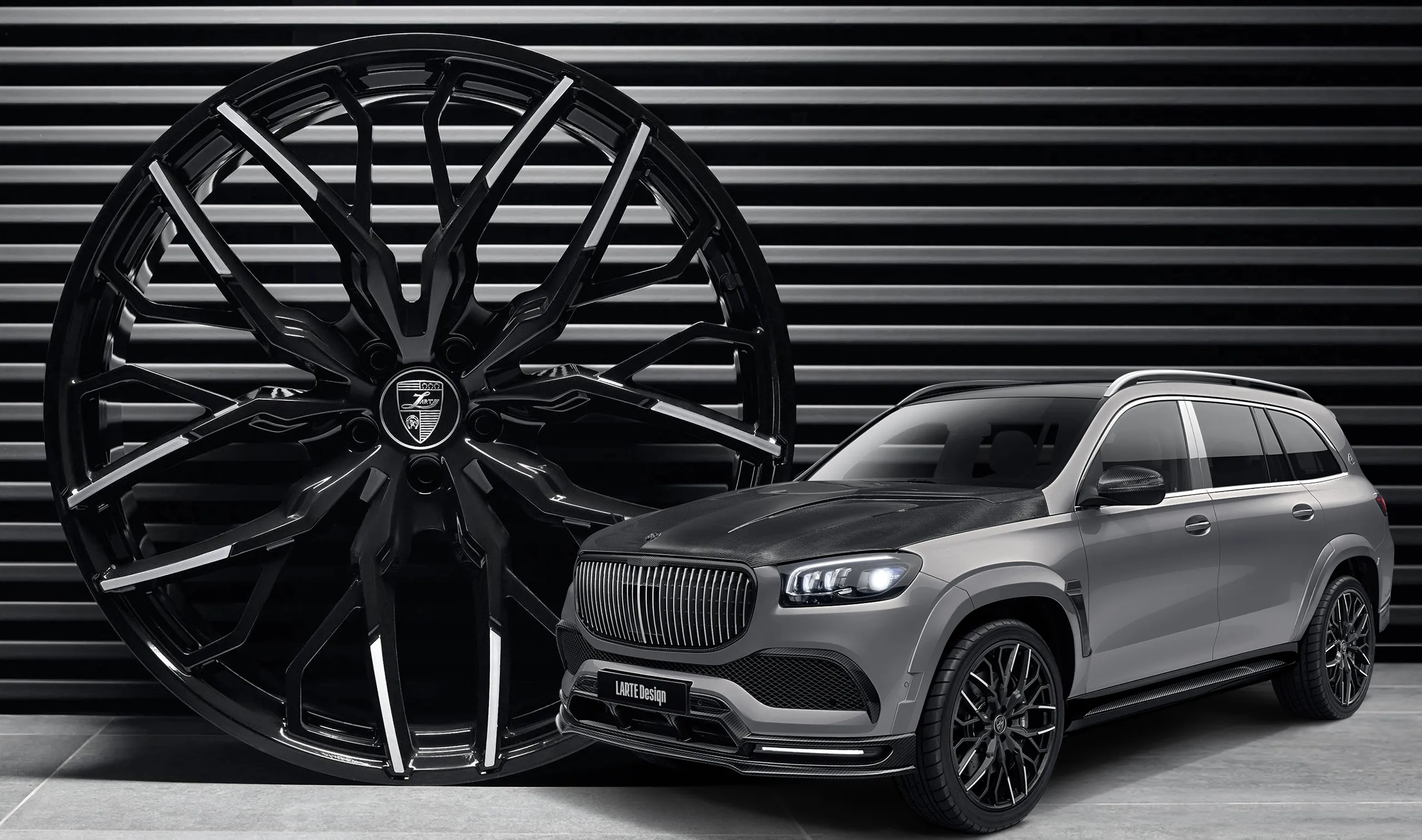 Forged rims upgrade for your SUV Mercedes Maybach GLS 600 X167 from LARTE Design