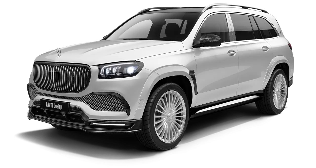 Mercedes Maybach GLS 600 front look for Exclusive body kit option