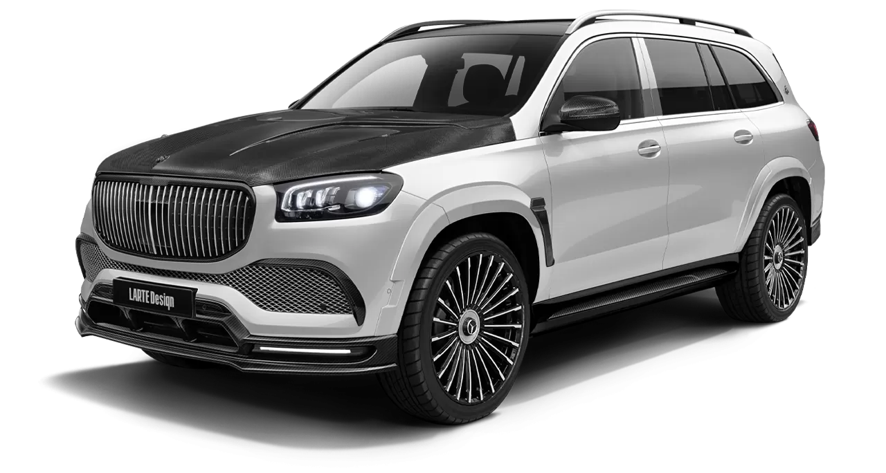 Mercedes Maybach GLS 600 front look for Premium body kit option