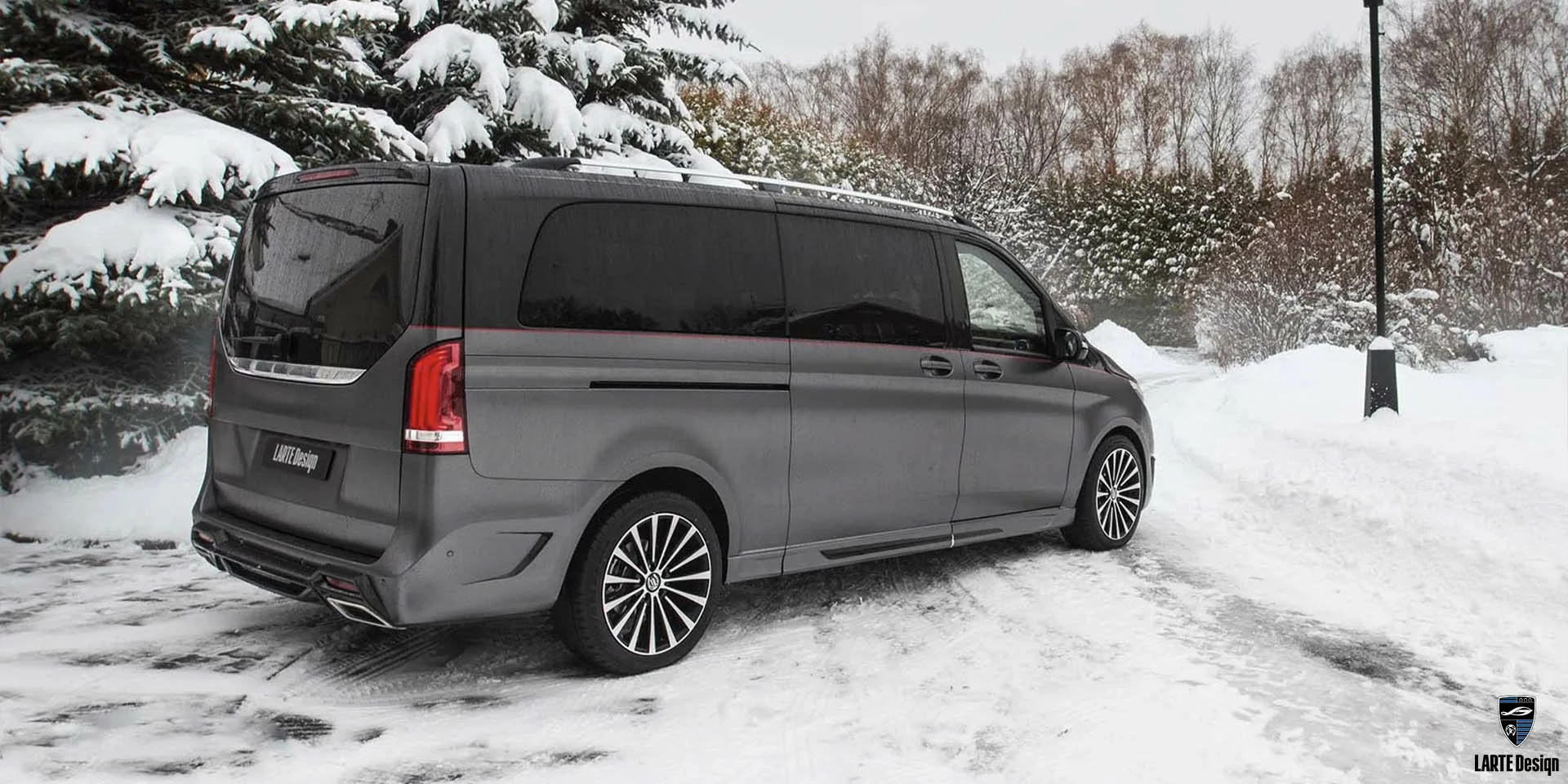 Erwerben Sie Kohlefaserkomponenten für Mercedes-Benz V-Klasse W447 in Graphite Grey Metallic V 300 d AVANTGARDE Extra-Long