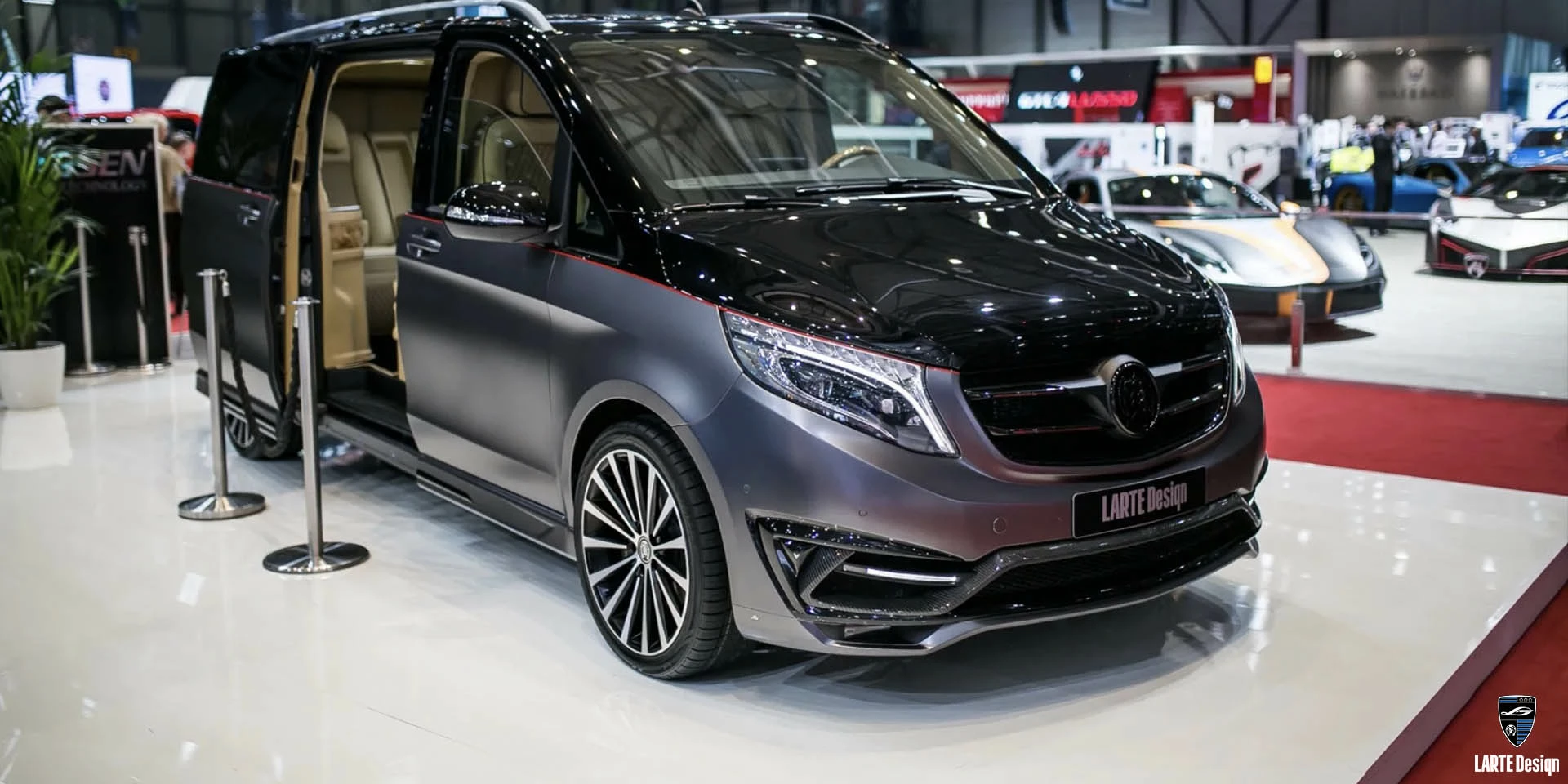 Refreshed Mercedes V-Class 2021 by LARTE Design