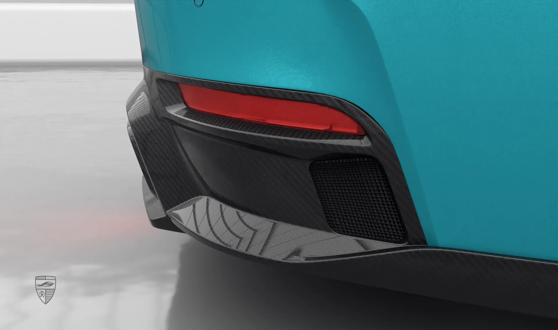 Carbonfaser-Heckdiffusor Upgrade für das Sportwagen Porsche 911 Carrera 992.2 Facelift von LARTE Design
