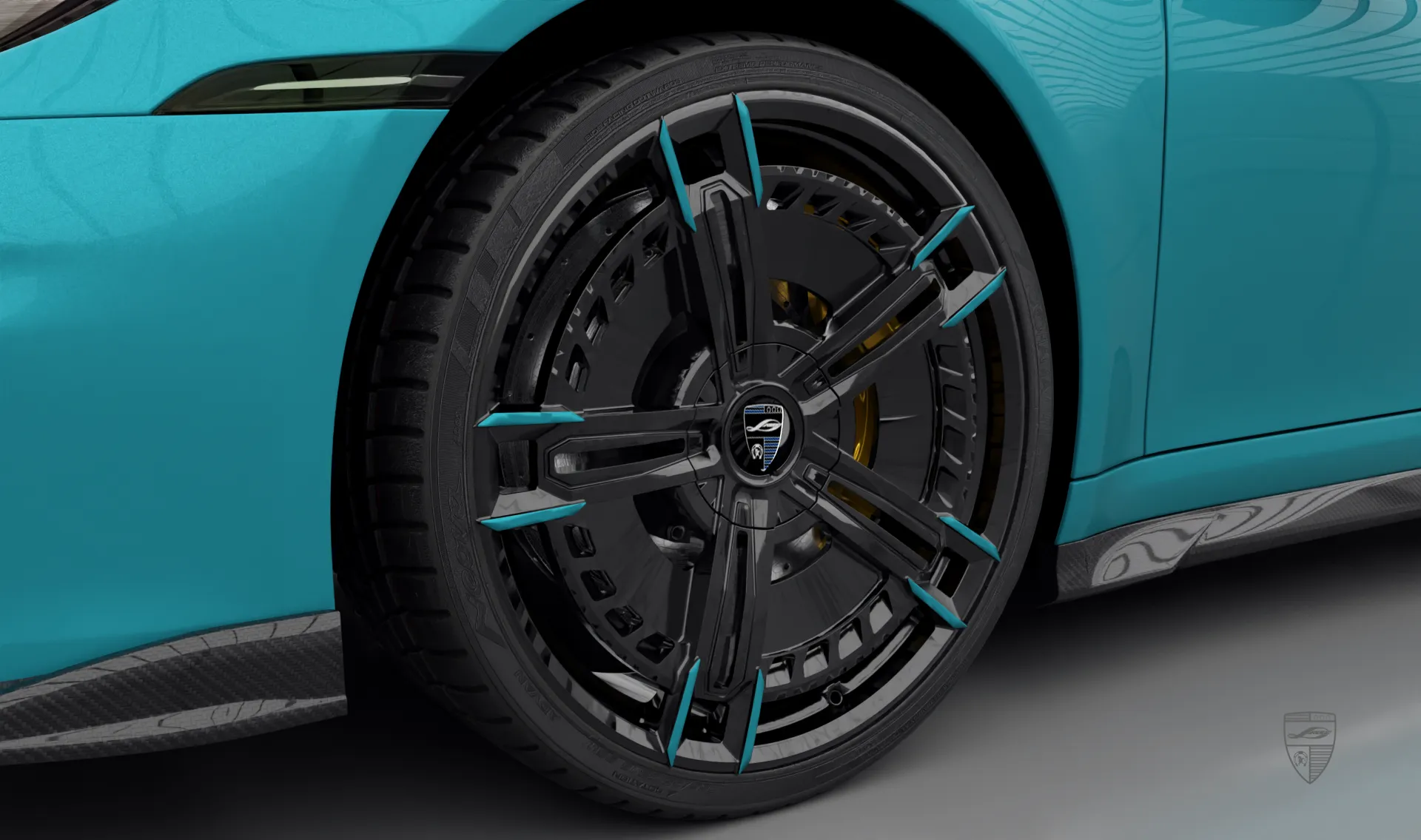 Forged wheels for your Porsche 911 Carrera Facelift 992.2 in a conversion kit from LARTE Design