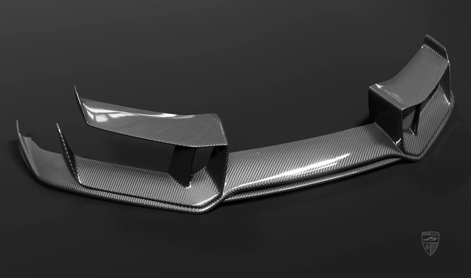 Carbonfaser-Frontsplitter Upgrade für Ihren Sport Coupe Porsche 911 Carrera 992.2 Facelift von LARTE Design