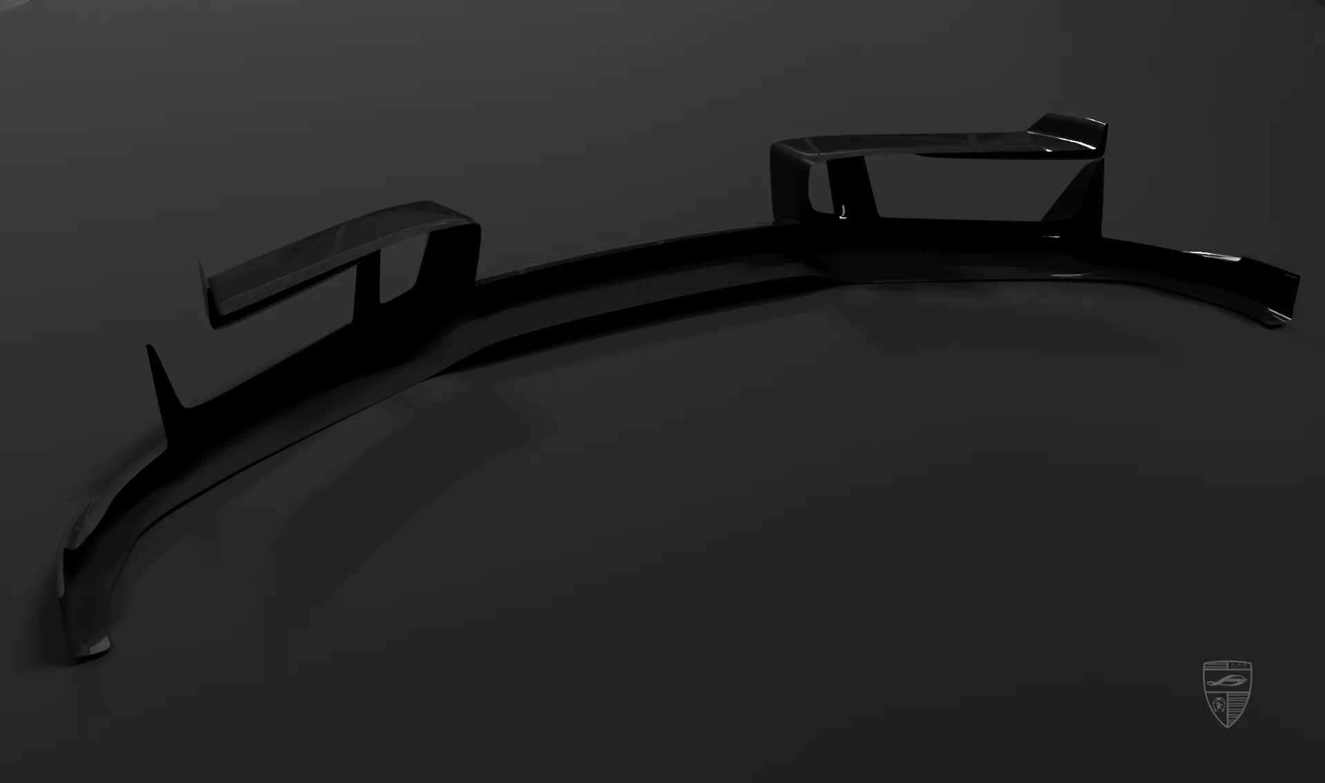 Front splitter upgrade for the luxury car Porsche 911 Carrera Facelift 992.2 from LARTE Design