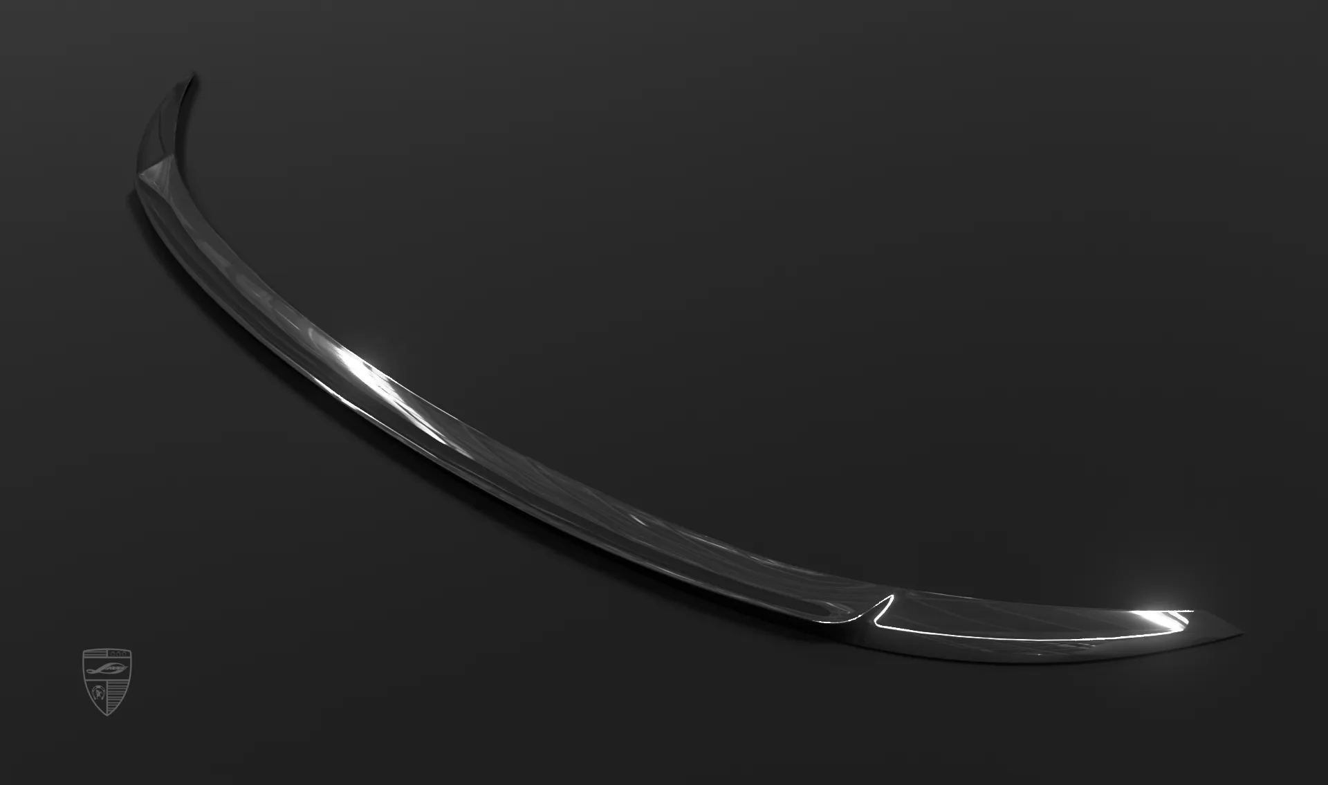 Trunk spoiler upgrade for the sports car Porsche 911 Carrera Facelift 992.2 from LARTE Design