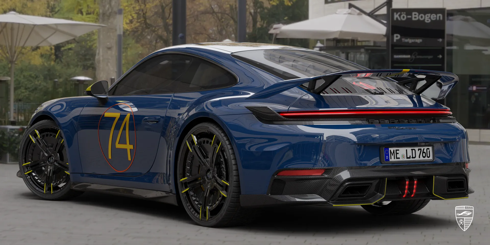 Holbert Porsche 911 Carrera Facelift – deutsche Sportwagen-Ikone mit Carbon-Tuning