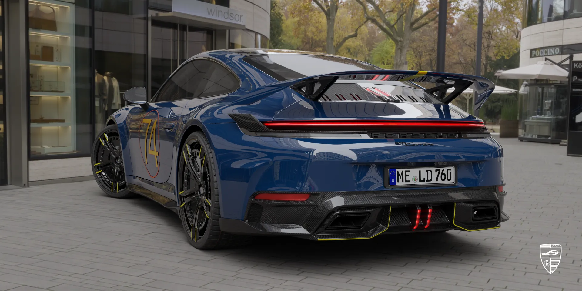 992 Holbert Carrera Facelift – Luxus-Coupé von Porsche mit Carbon-Styling und Sportoptik