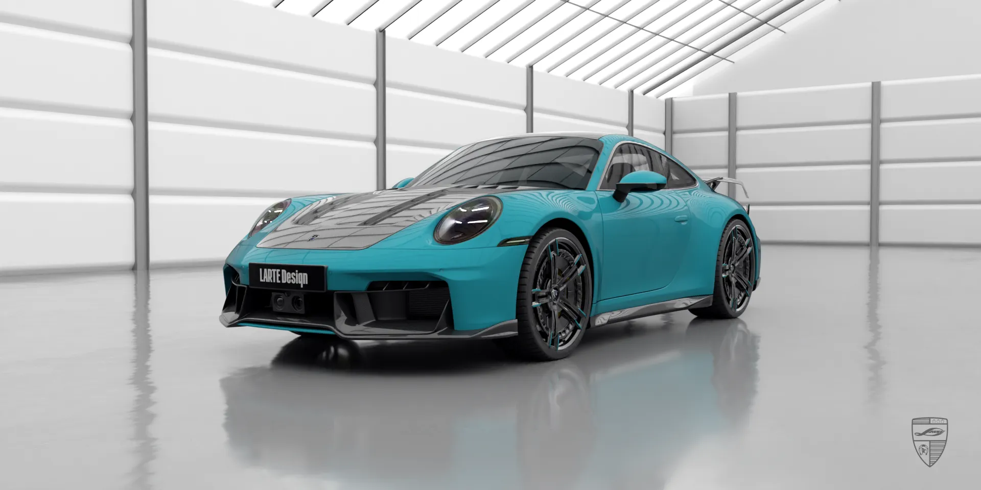 Porsche 911 Carrera Facelift — luxury sports car with custom upgrade and carbon body kit