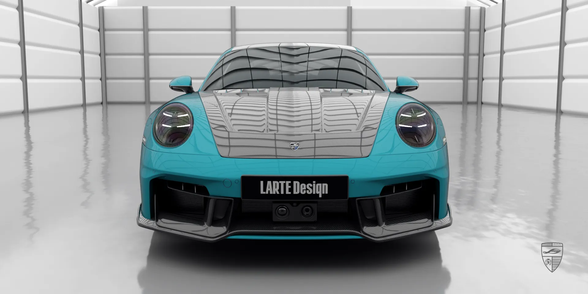 Custom Porsche 911 Facelift — sporty series coupe with aerodynamic styling