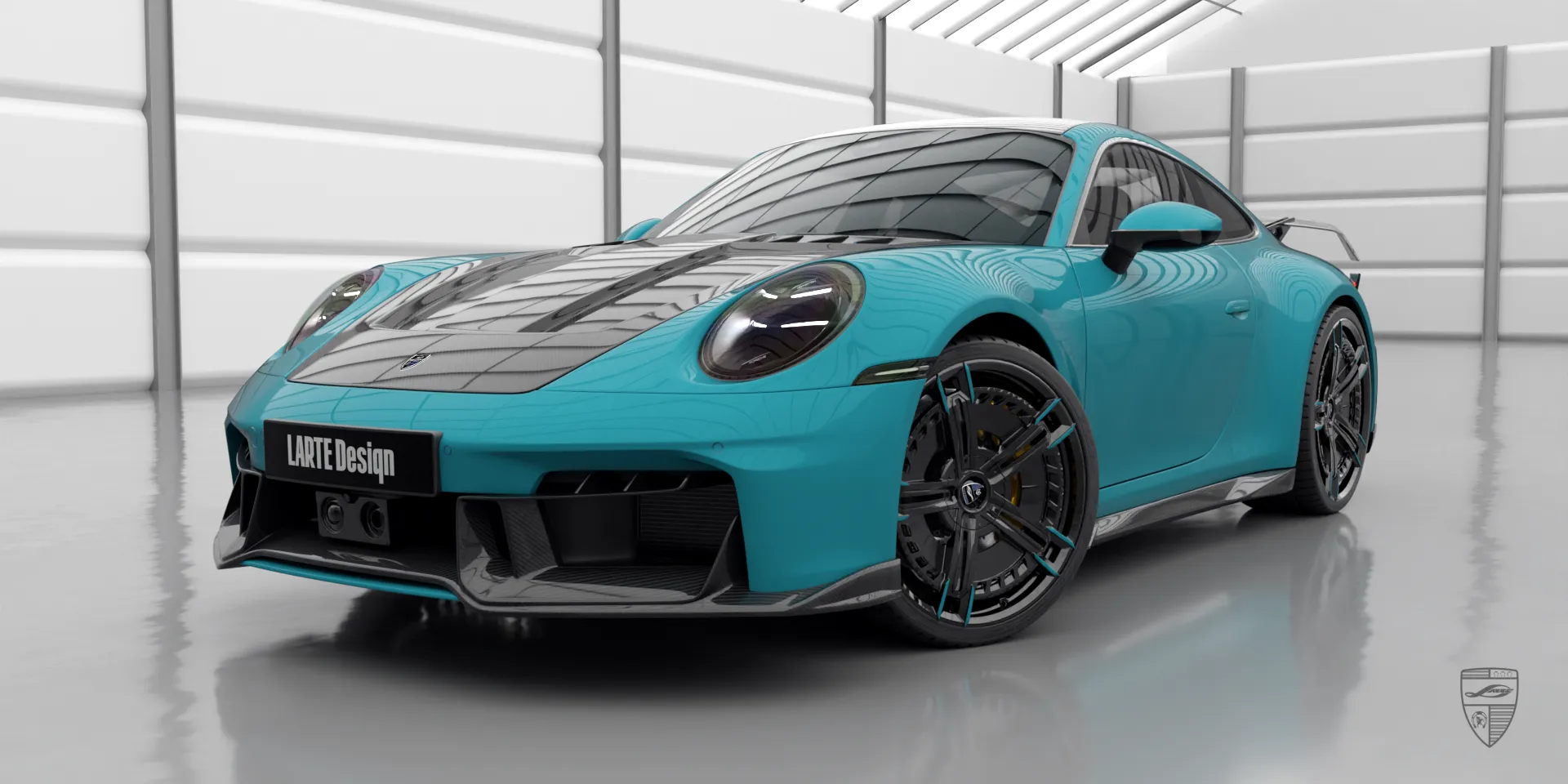 Porsche 911 Facelift — luxury sports car with custom upgrade and carbon body kit