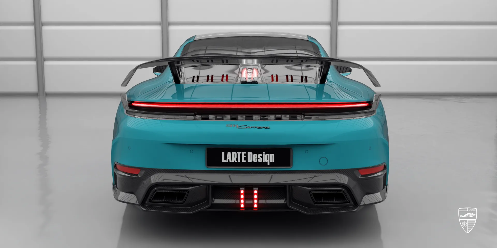 Custom Porsche 911 Carrera — 992 series upgrade with aggressive carbon styling kit