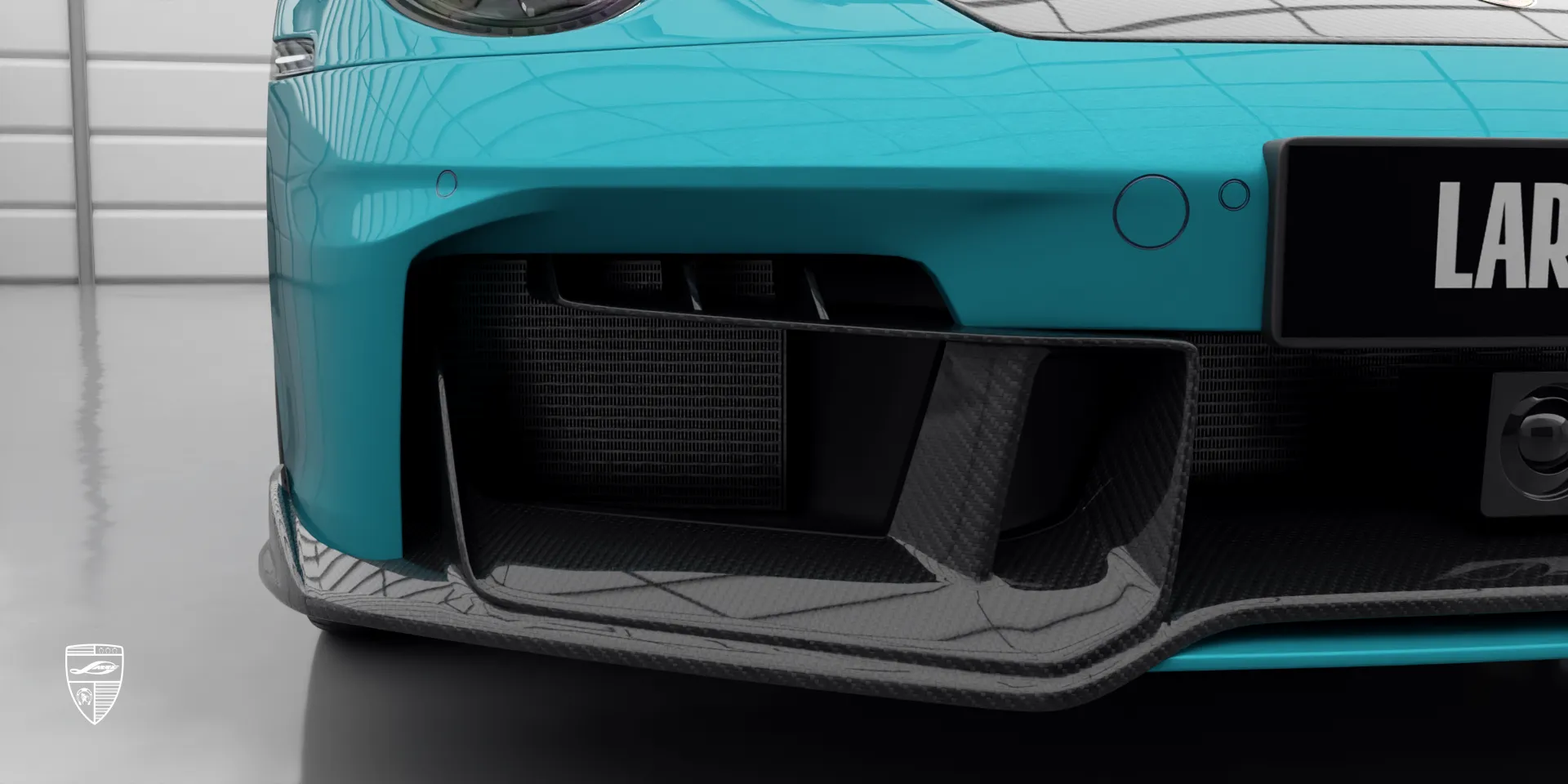 Porsche 911 992 Facelift — rear-engine sports car with carbon fiber front splitter upgrade