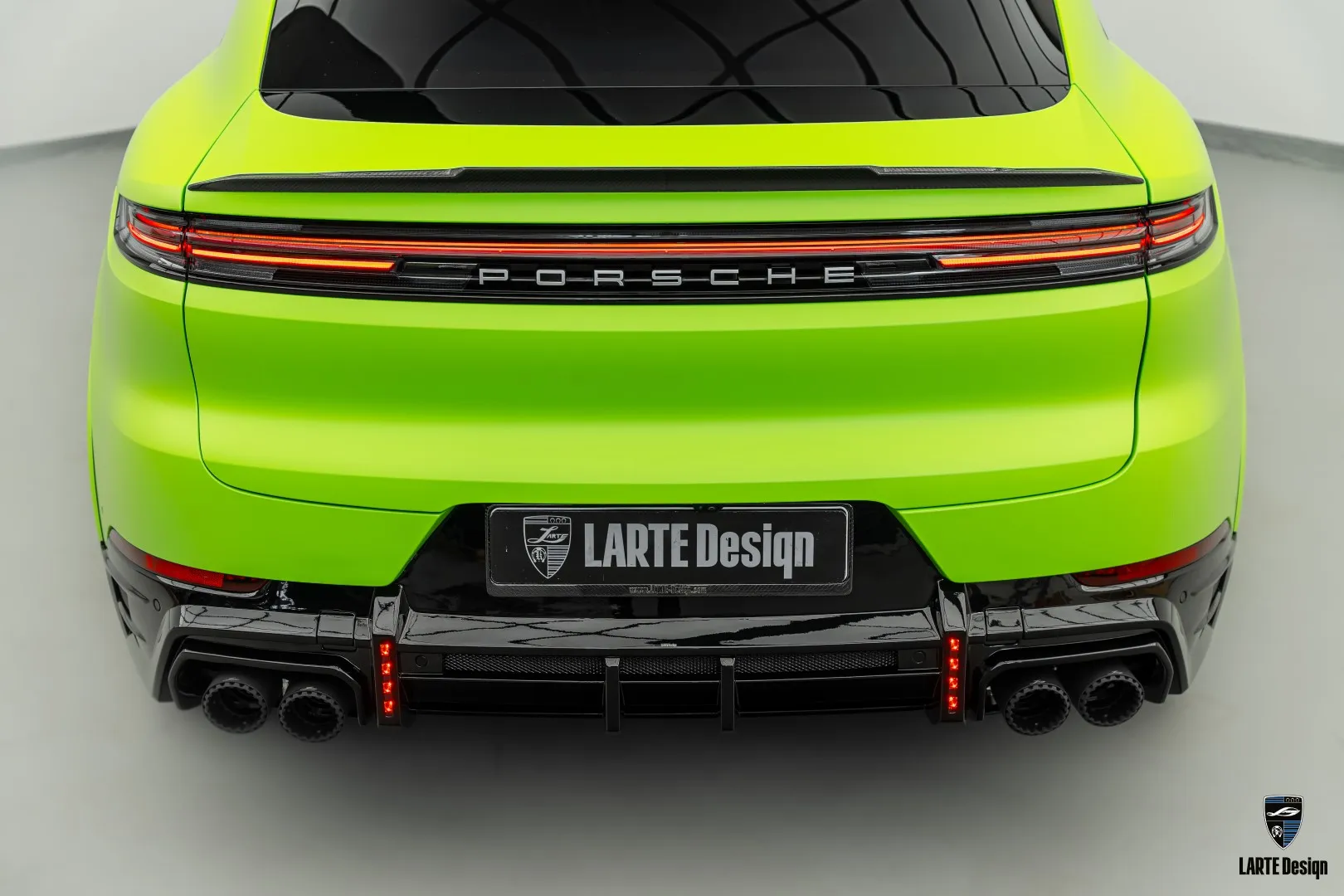 Rear Middle Trunk Spoiler for Porsche Cayenne offers dynamic aesthetic appeal.