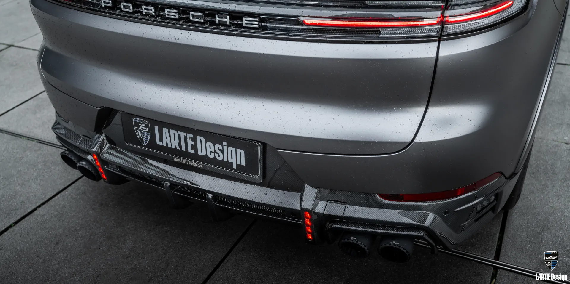 Stylish Porsche Cayenne S Coupé body kits by Larte Design that combine aesthetics and performance.