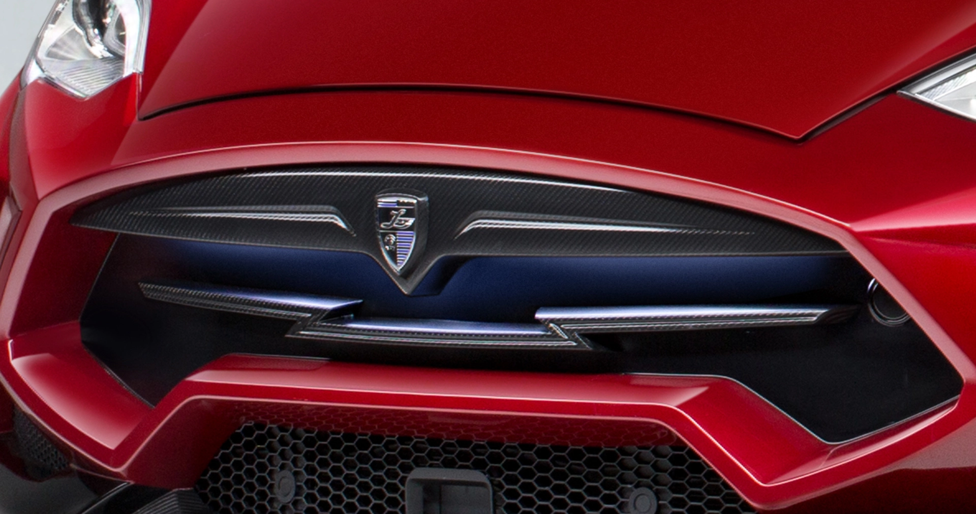 Verschiedene Karosserieteile für das vordere Stoßfängerdesign des Tesla Model S P85D 2013/2014/2015