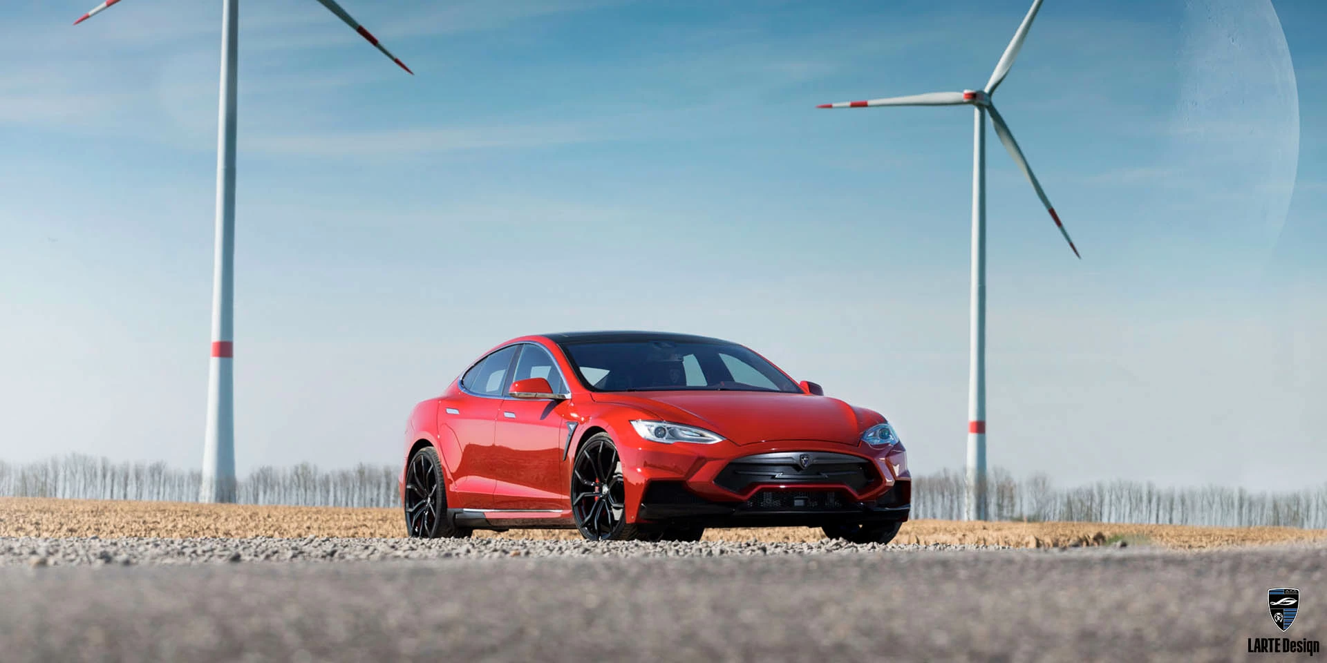 Preis für das Tuning des Tesla Model S 85D Electro AT in Red Multi-Coat Paint 2023
