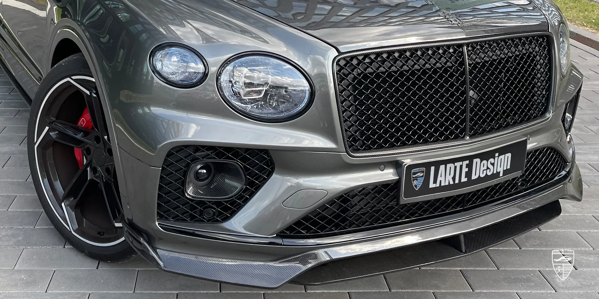 2022 Bentley Bentayga lip kit review illustration from customer in Germany