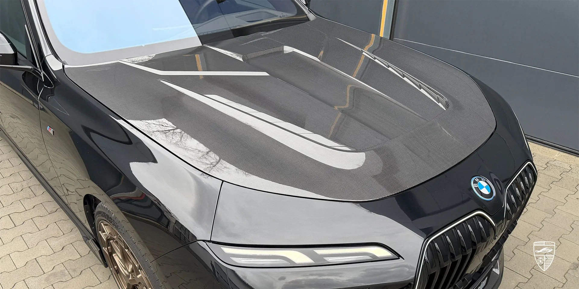 2026 BMW i7 Motorhaube Upgrade – Erfahrungsfoto aus die Belgien