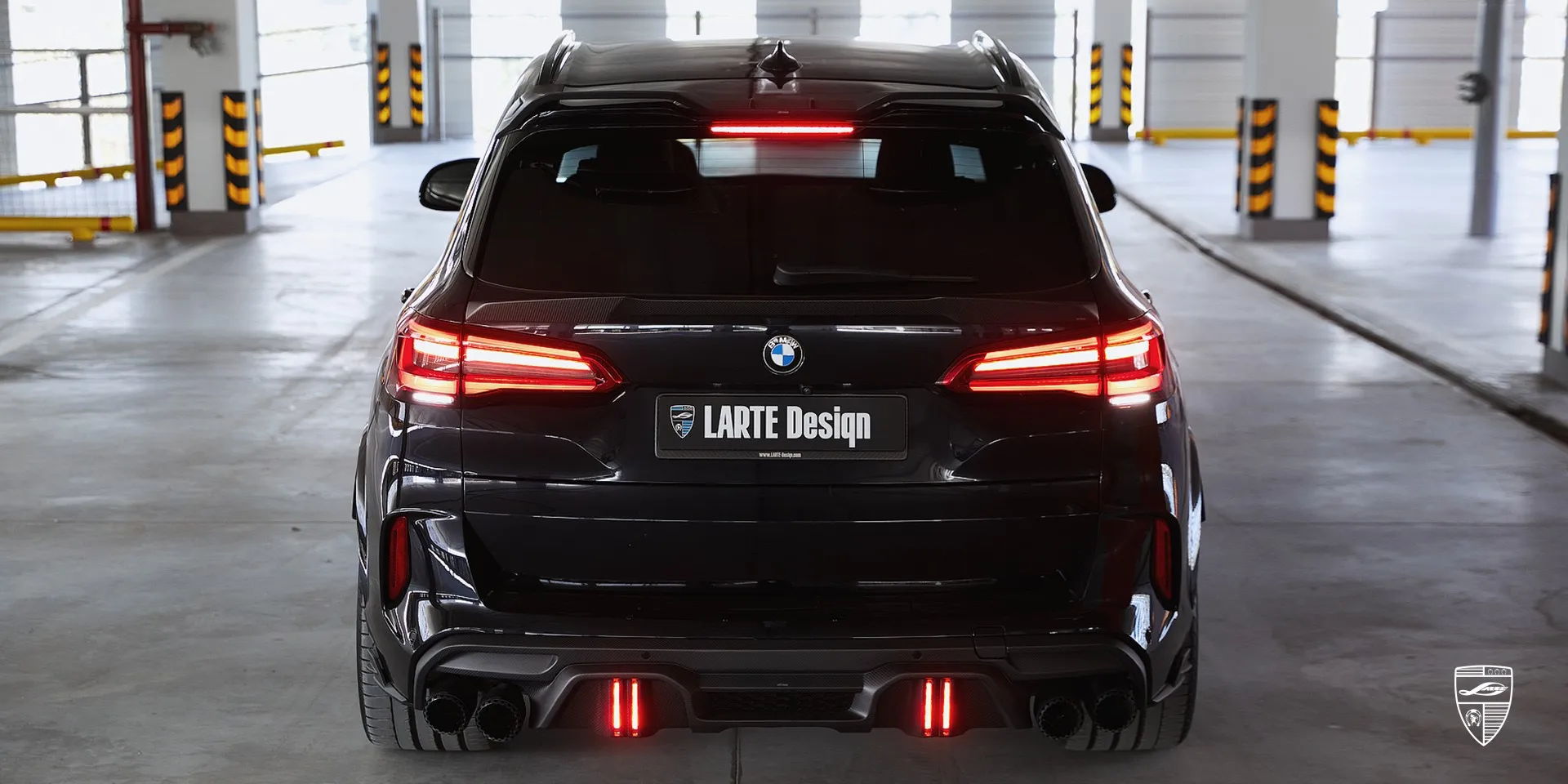 2022 BMW X5M F95 upgrade kit review illustration from customer in Germany