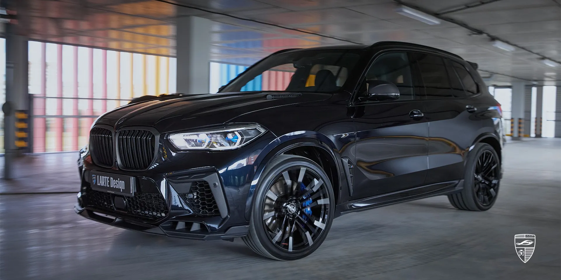 2022 BMW X5M F95 aerokit review illustration from customer in Germany