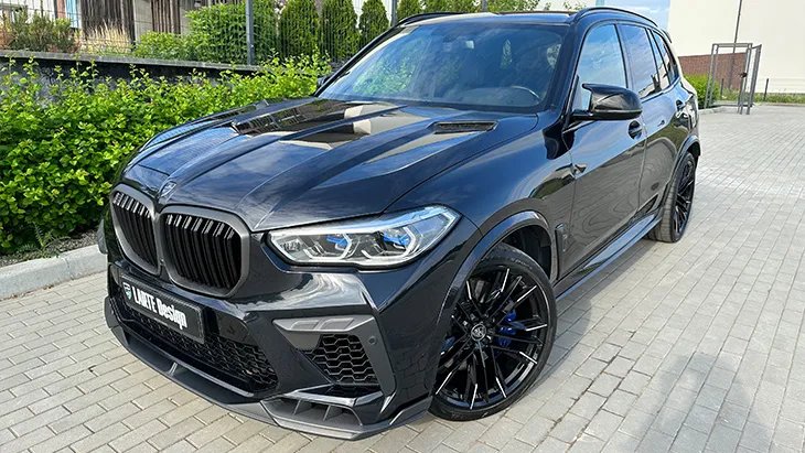 2022 BMW X5M F95 redesign review illustration from customer in Germany